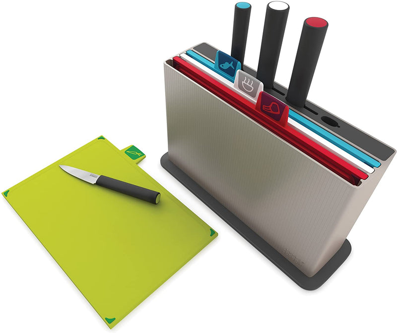 Index Chopping Board Set with Knives