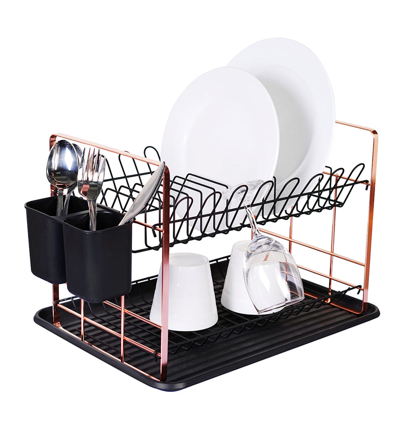 Dish Drying Rack BH-6774 Black Rose Collection