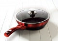 10 Piece Marble Coating Cookware Set - Burgundy Black  BH1631N
