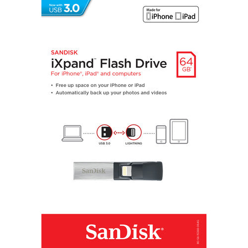 SanDisk 64GB iXpand Flash Drive