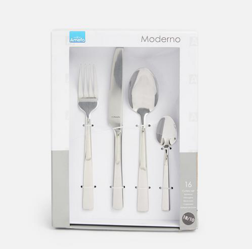 16 Piece Stainless Steel Cutlery Set