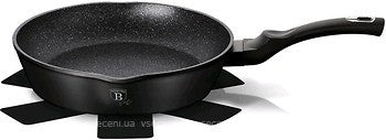 24cm Marble Coating Black Silver Collection Deep Fry Pan  BH-6185