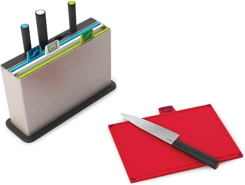 Index Chopping Board Set with Knives