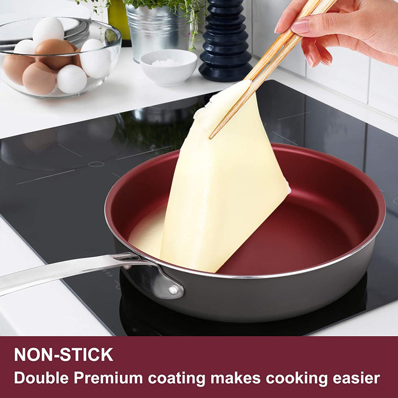 18 Piece Premium Hard Anodized Nonstick Induction Cookware Set