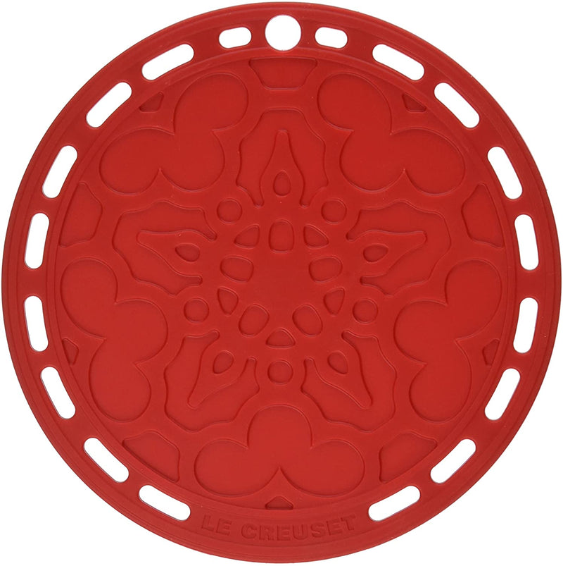 20cm French Silicone Trivet  Set of 4 - Fig , Cerise