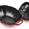 25cm Oval Tomatoe Cast Iron Cocotte Red