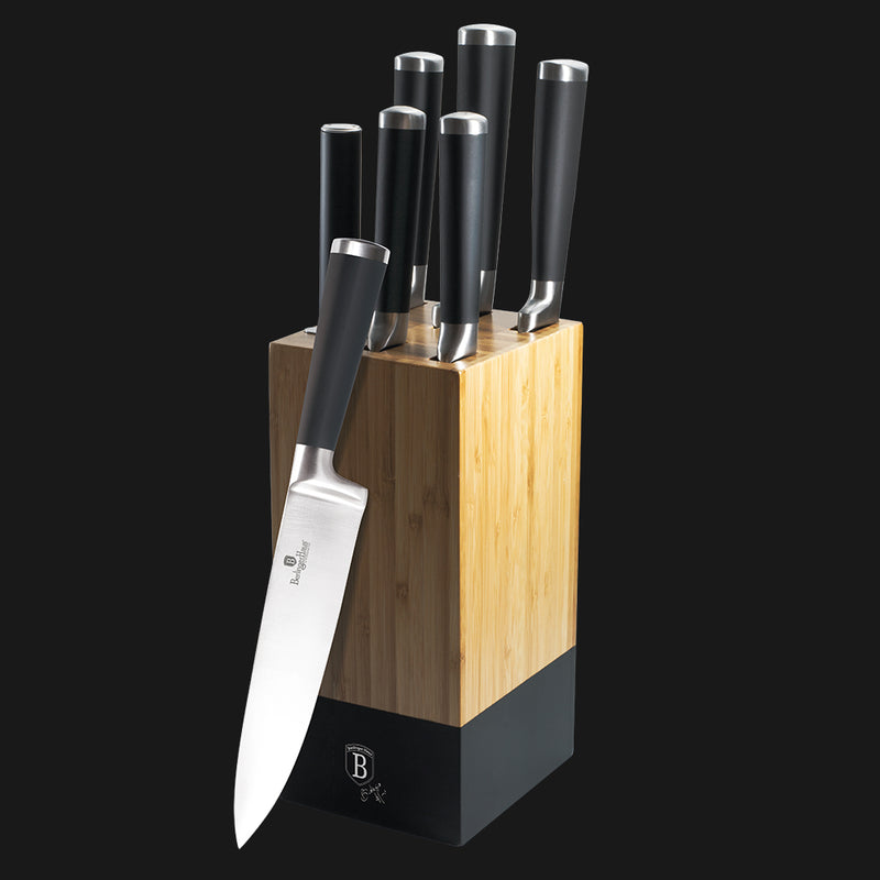 7-PIECE KNIFE SET WITH BAMBOO STAND