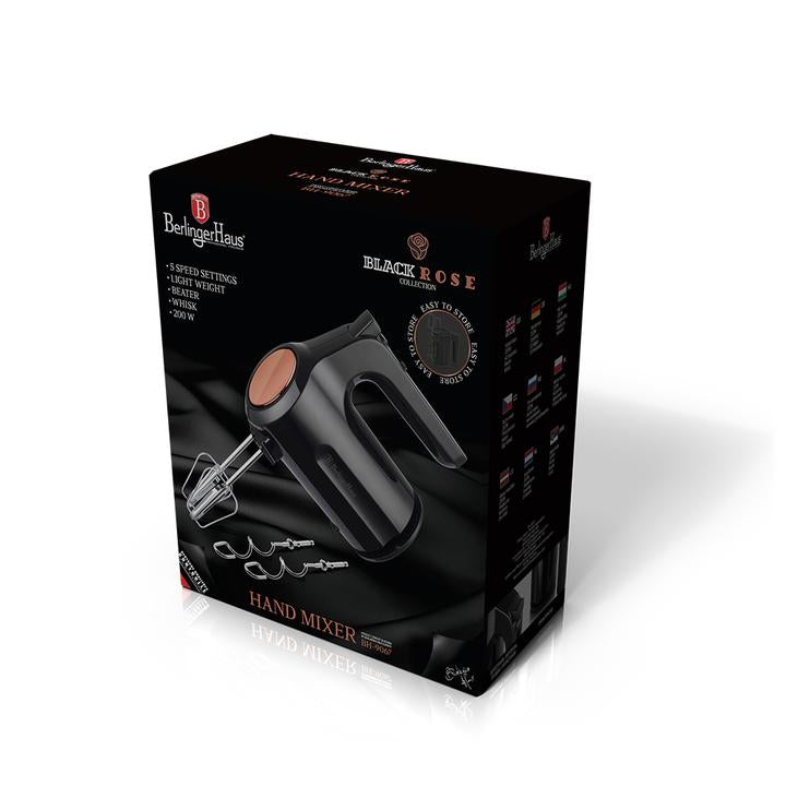 Stainless Steel Hand Mixer-Black Rose Edition BH-9067
