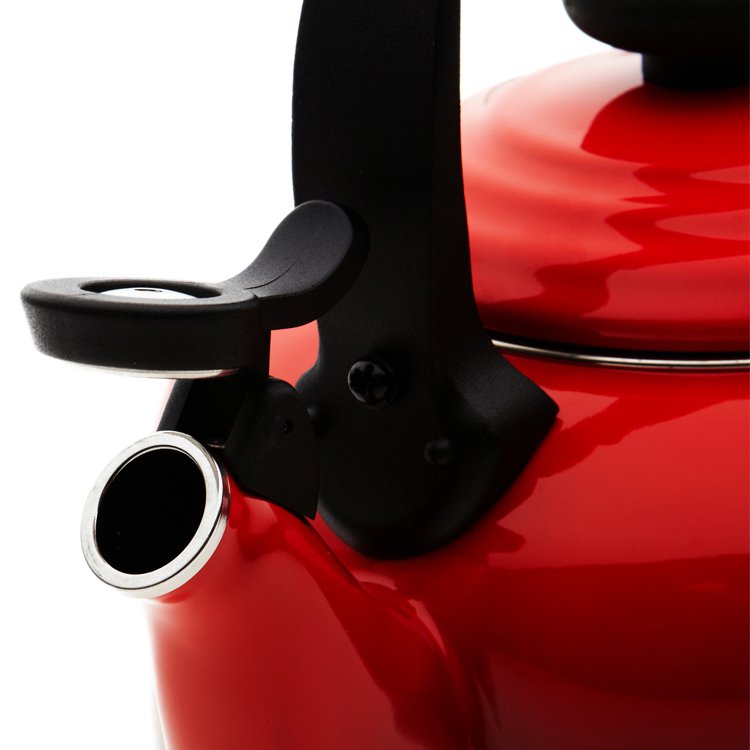 2.1L Traditional Kettle with Fixed Whistle - Cerise