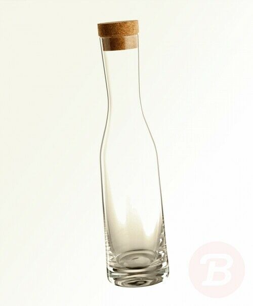 Crystal Glass Carafe “La Bella” 1200 ml with Cork Stopper, Clear