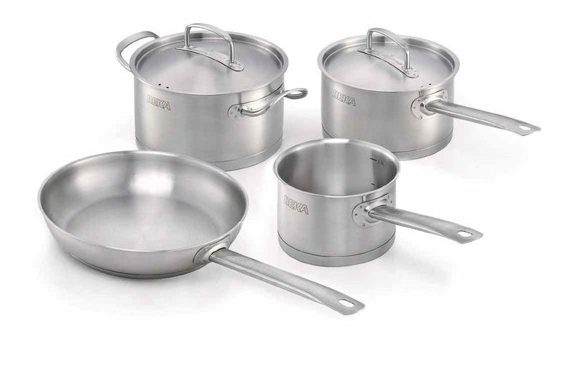 4 Piece Gusto Stainless Steel Pot Set