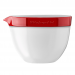3 Piece Nesting Ceramic Mixing Bowl Bakeware Set, Empire Red