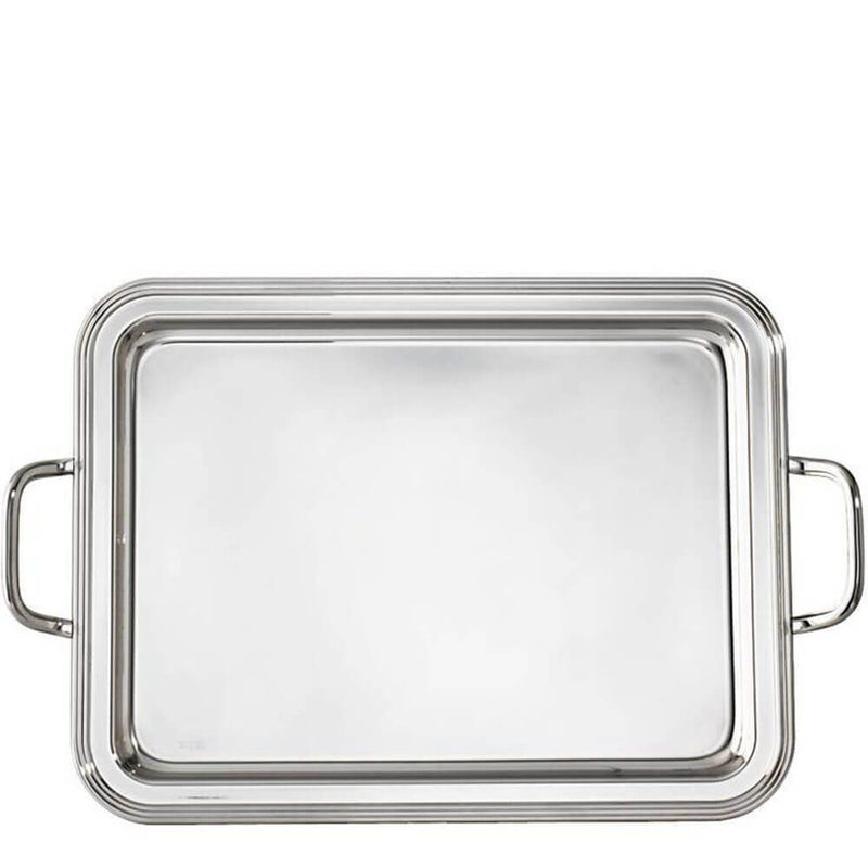 rectangular tray with handles