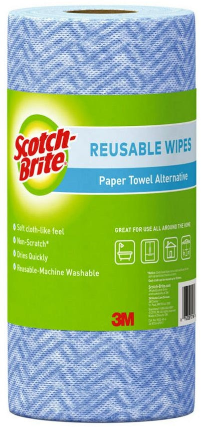 Multi-Purpose Cloth Wipes - 40 Perforated Cloths Pieces Per Roll