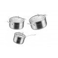 3 Piece Impact Stainless Steel Cookware Set